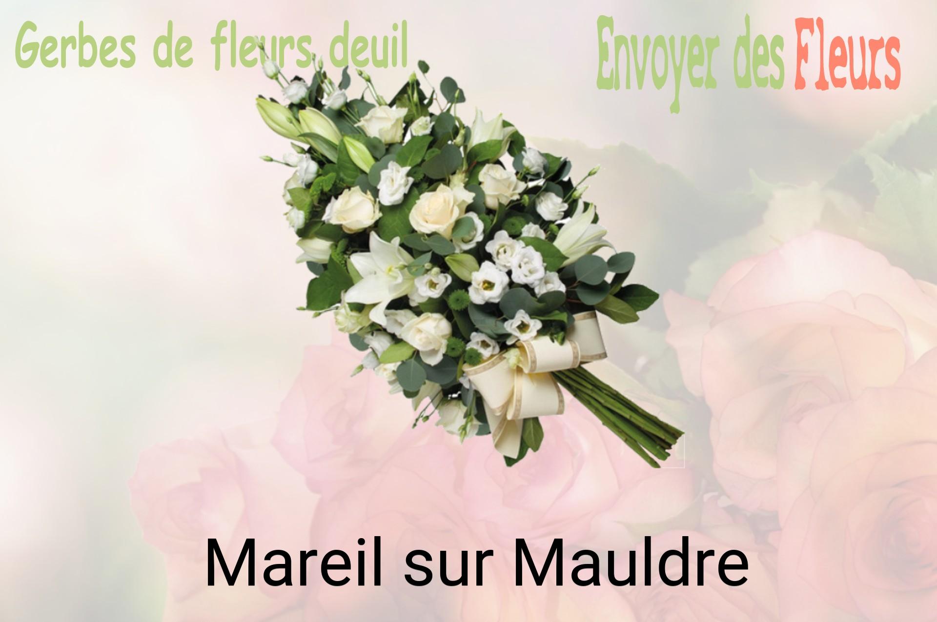 Gerbe de fleurs de deuil livrée à Mareil-sur-Mauldre